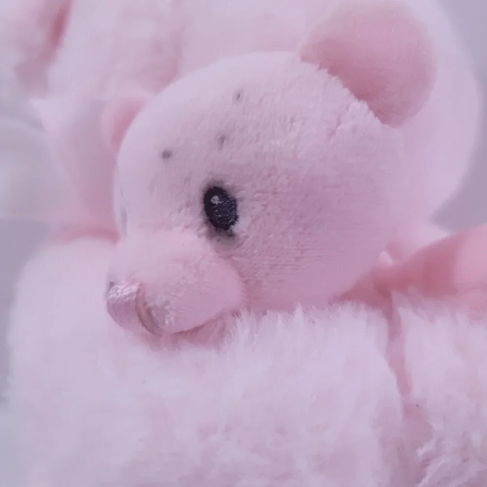Evergreen B. Boutique Pink Momma Bear and Baby Bear Stuffed Animal Set